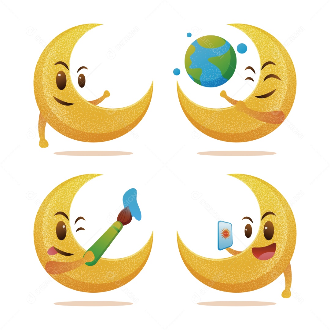 Lua Ilustração Vetor EPS