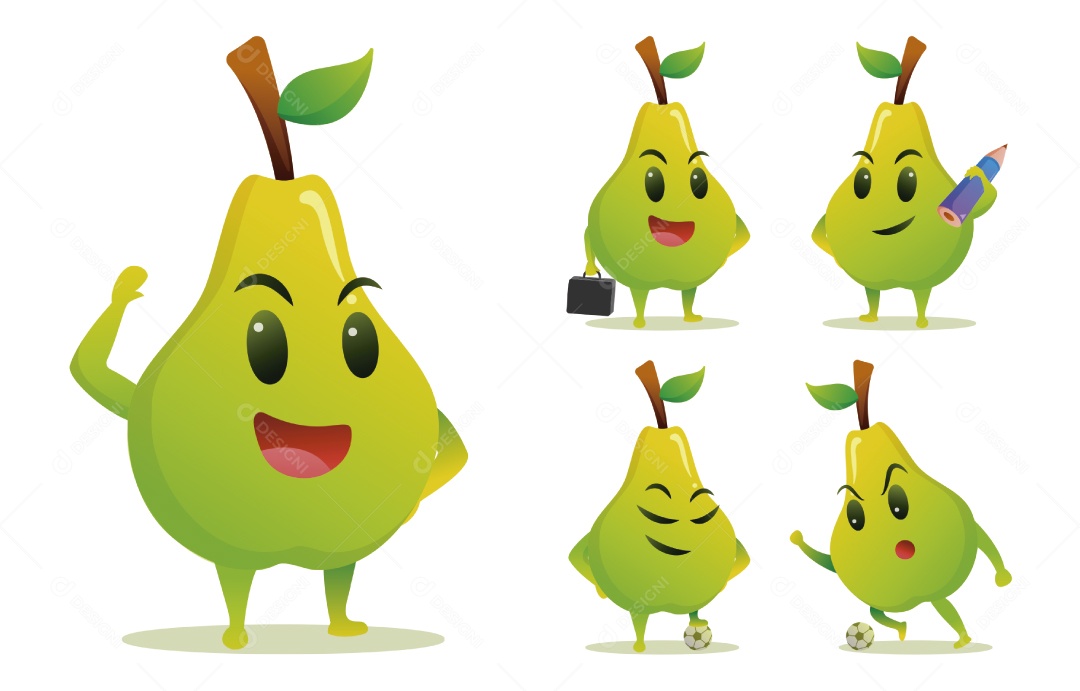 Pera Ilustração Vetor EPS