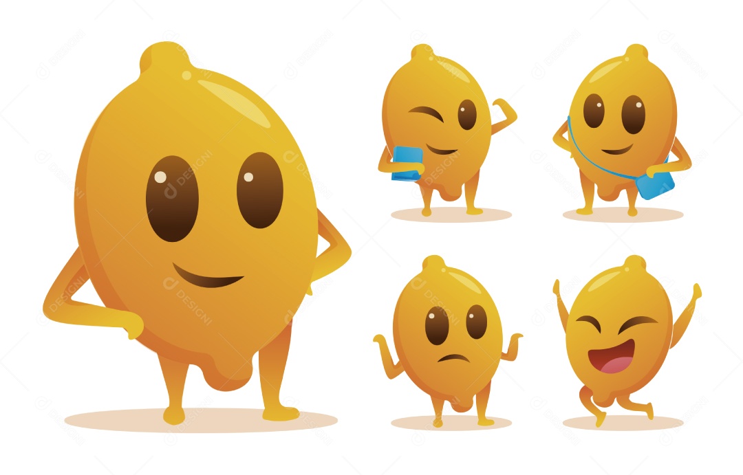 Limão Ilustração Vetor EPS