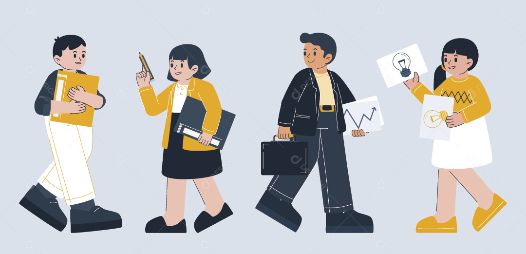 Peonagens Trabalhadores Ilustração Vetor EPS