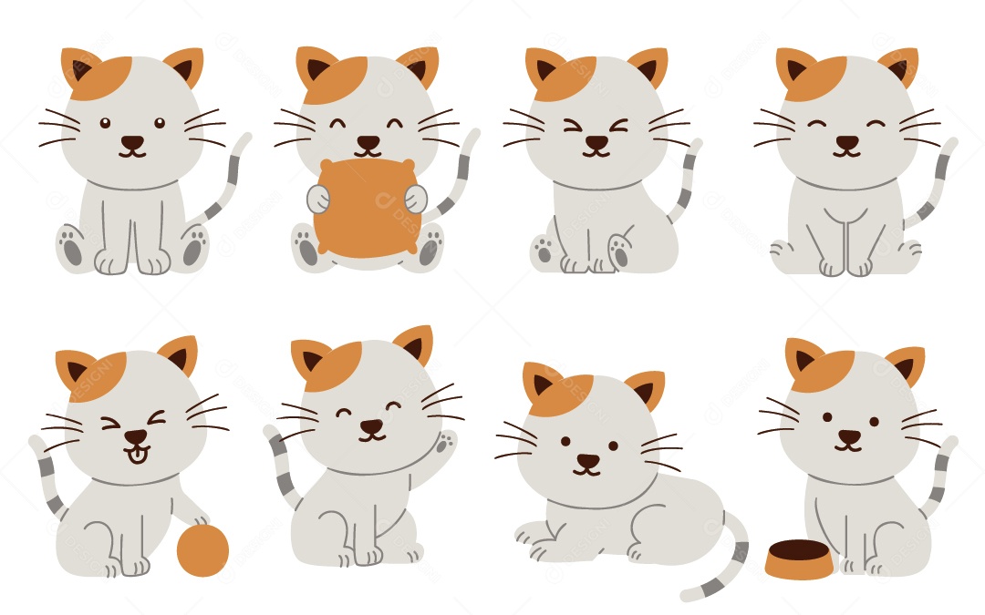 Gato Ilustração Vetor EPS