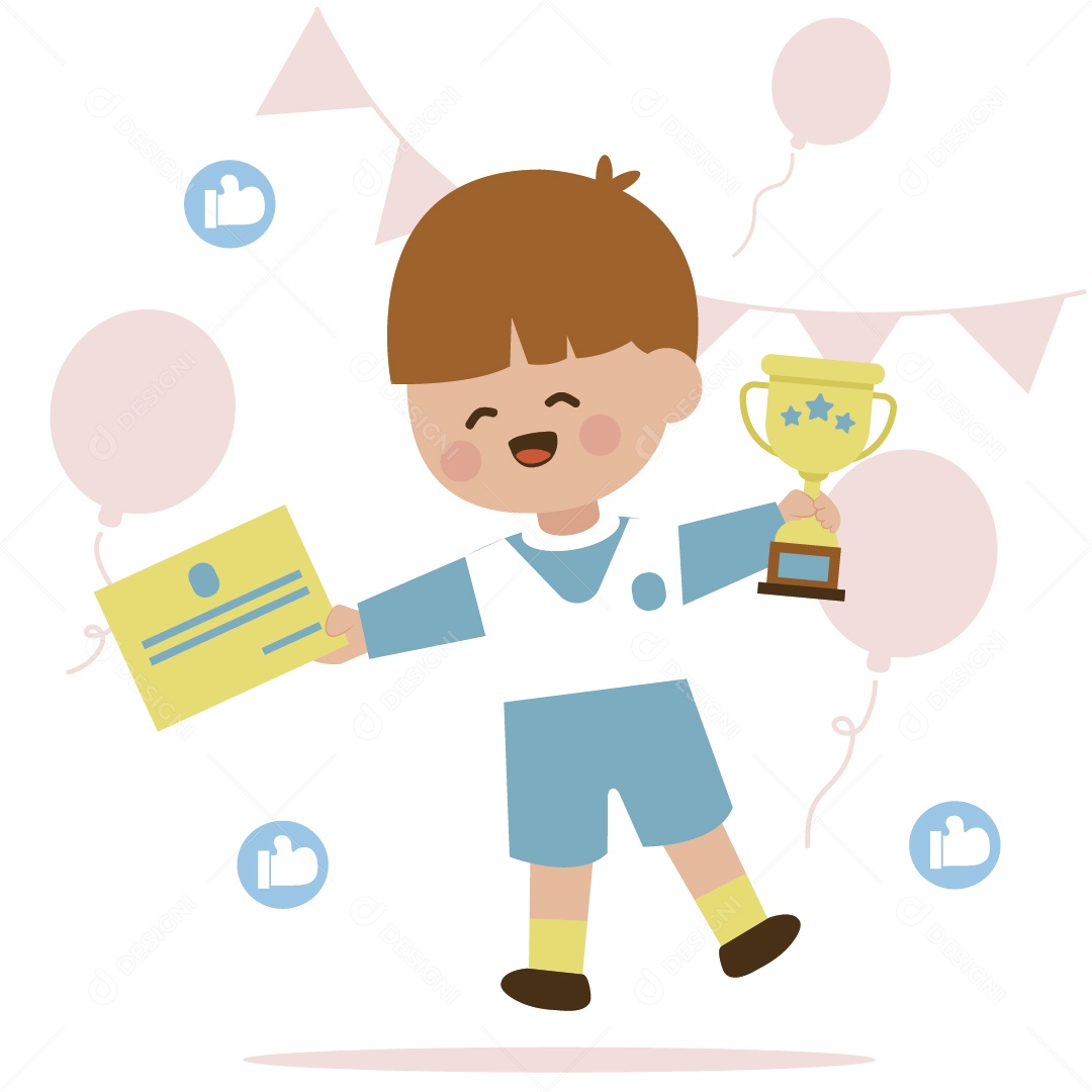 Personagens Ilustração Vetor EPS