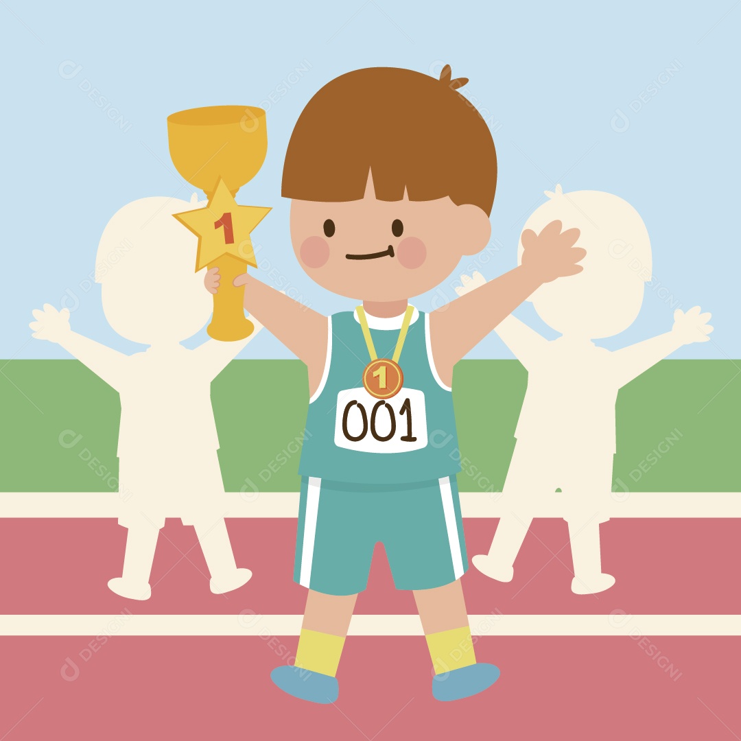 Personagens Ilustração Vetor EPS