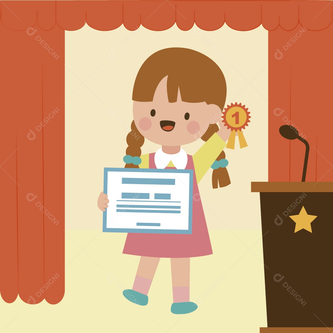 Personagens Ilustração Vetor EPS