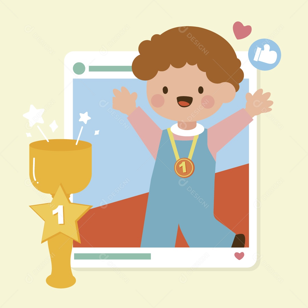 Personagens Ilustração Vetor EPS