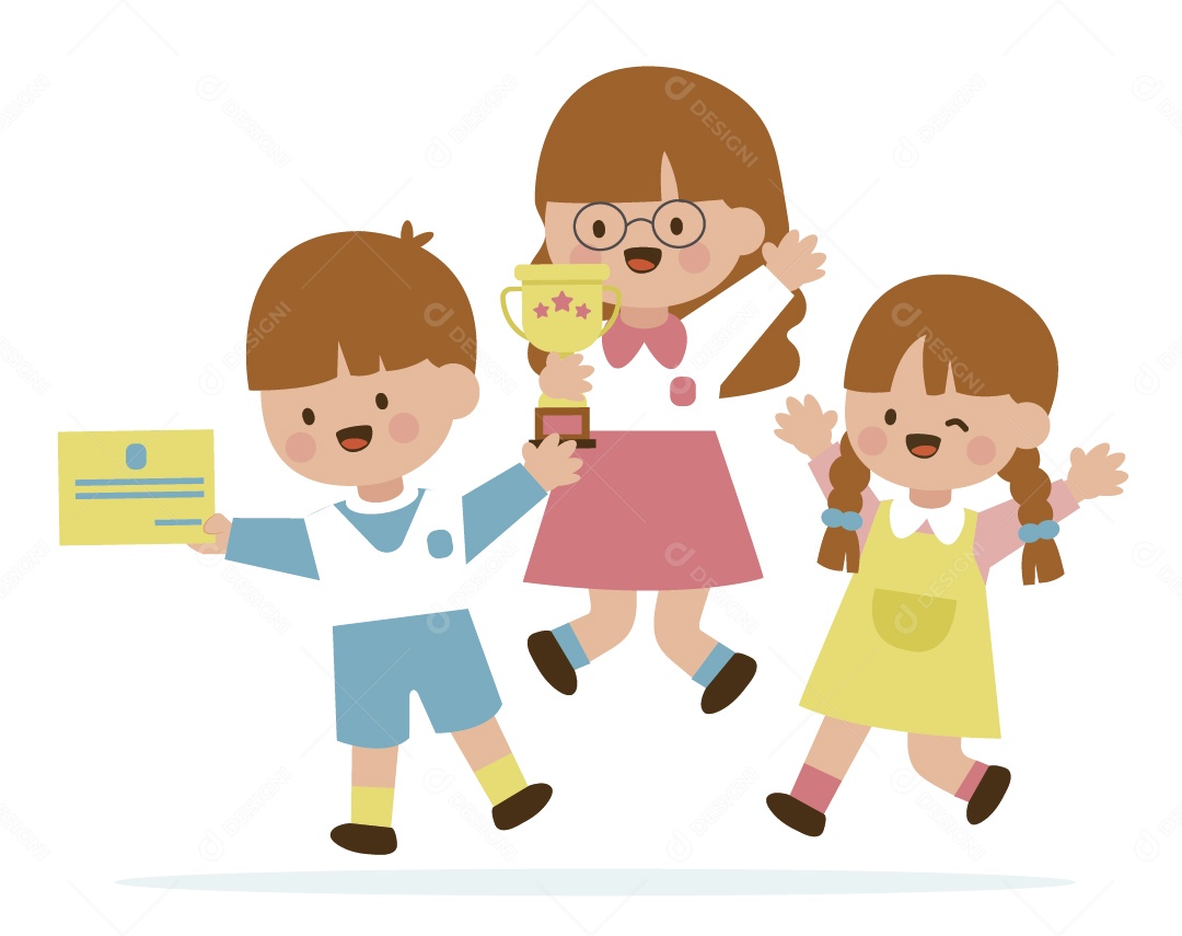 Personagens Ilustração Vetor EPS