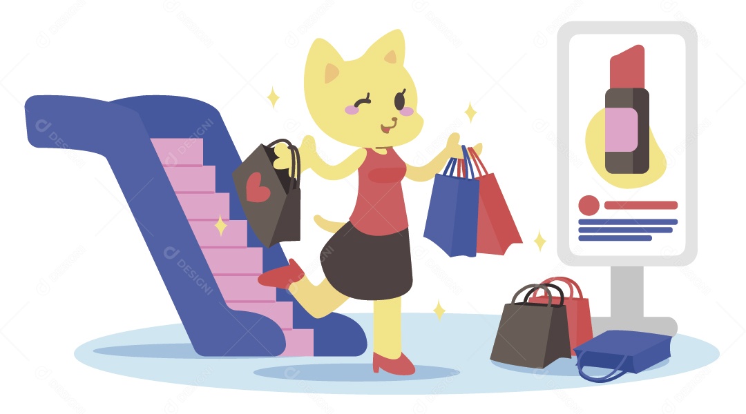 Animal Fazendo Atividades Ilustração Vetor EPS