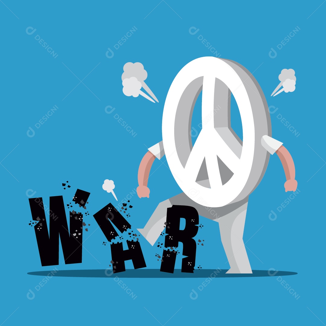 Ilustração da Guerra da Ucrânia Vetor EPS