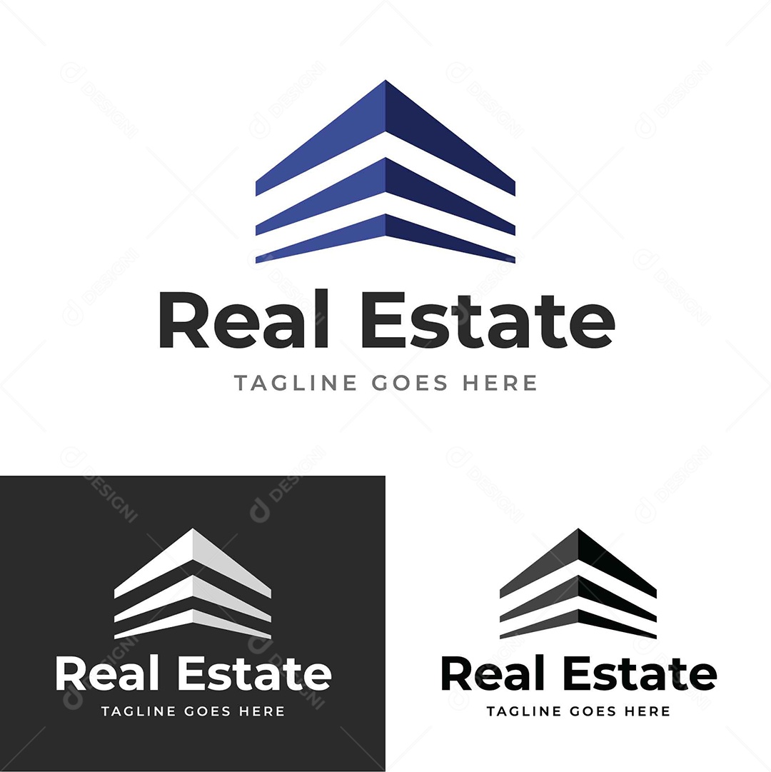 Real Estate Logo AI + EPS Editável