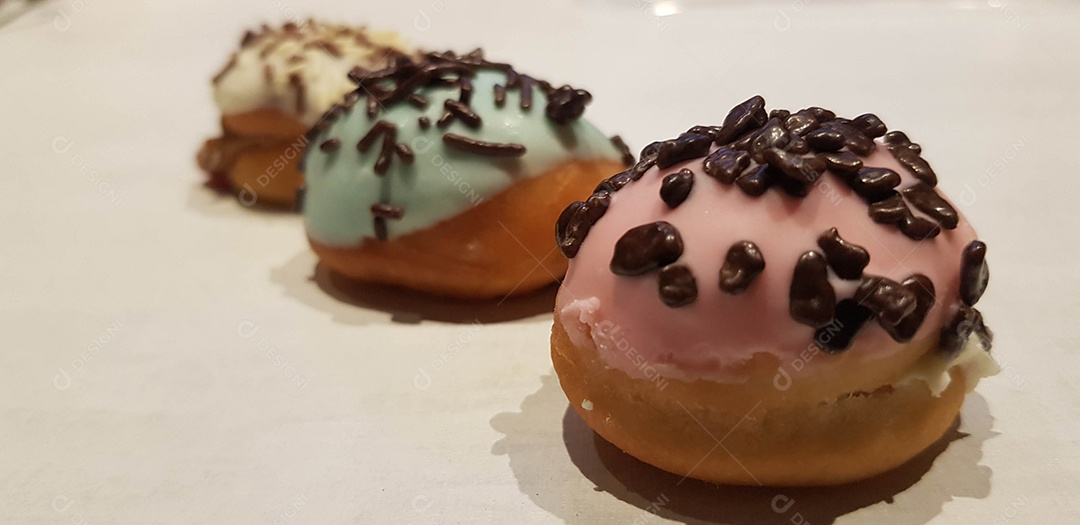 Deliciosos donuts recheados