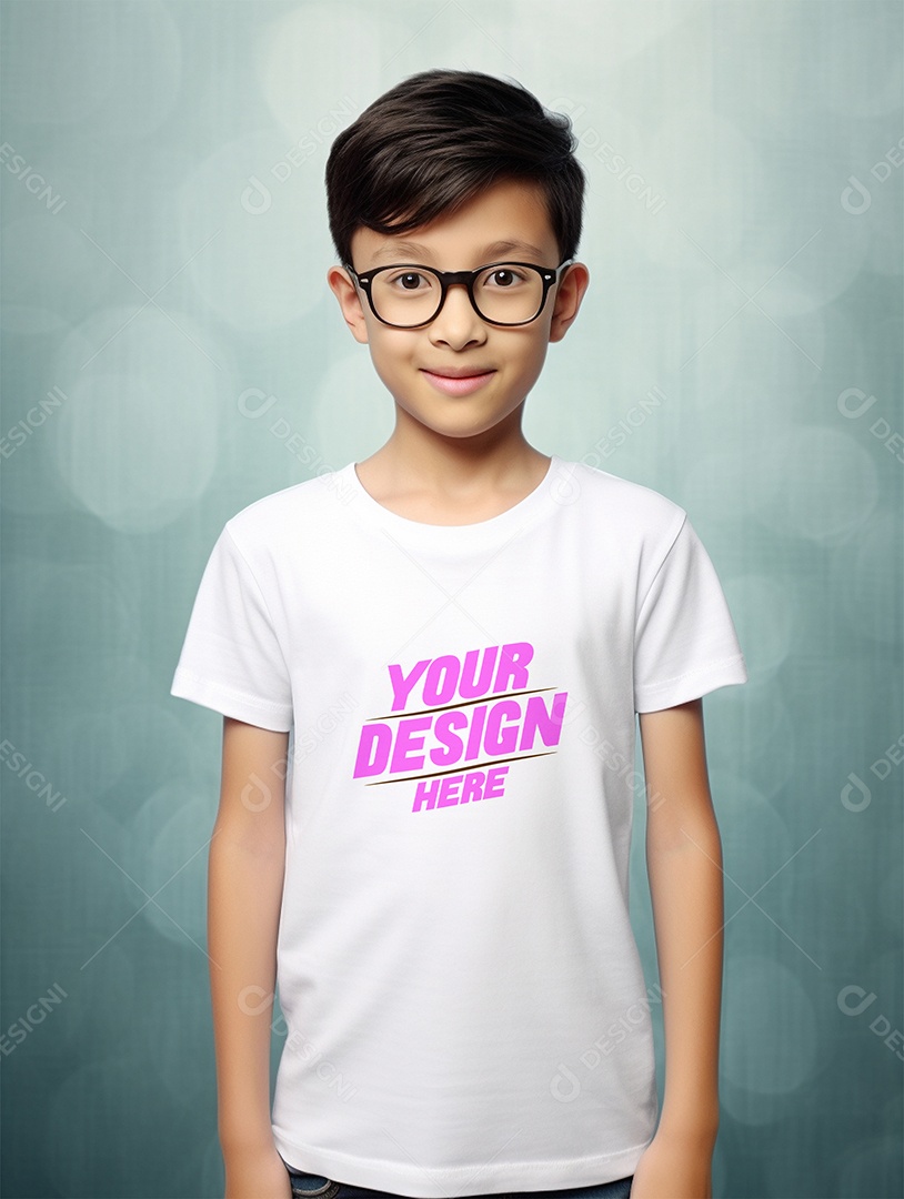 Mockup De Camisa Masculina T-Shirt PSD Editável