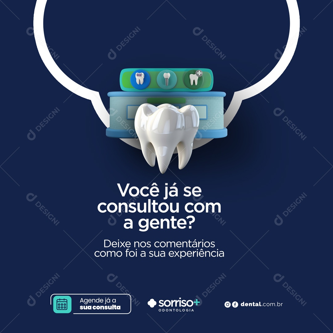 Dentist Have You Consulted With Us Social Media Editable PSD