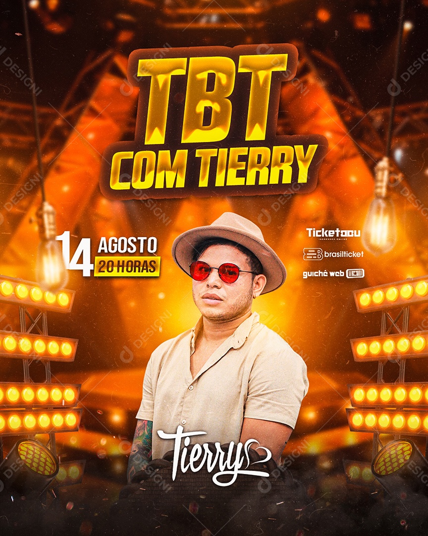 Tbt Com Tierry Flyer Social Media PSD Editável
