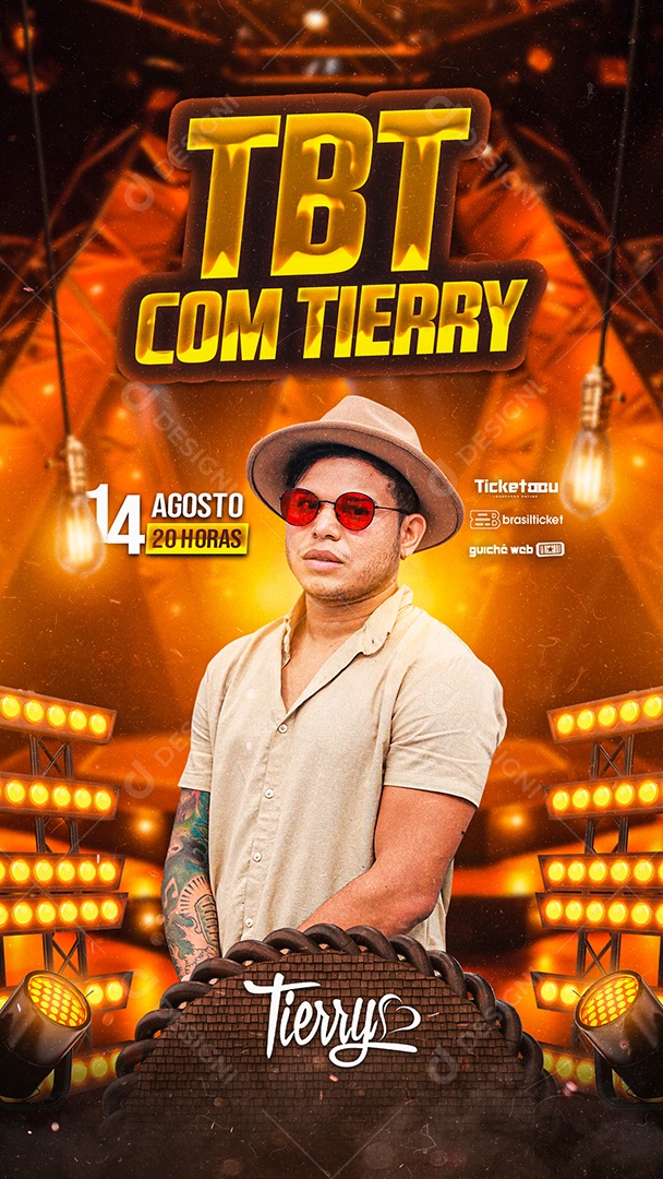 Story Tbt Com Tierry Flyer Social Media PSD Editável