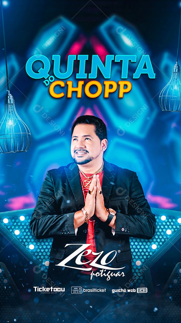 Story Quinta Do Chopp Flyer Zezo Social Media PSD Editável