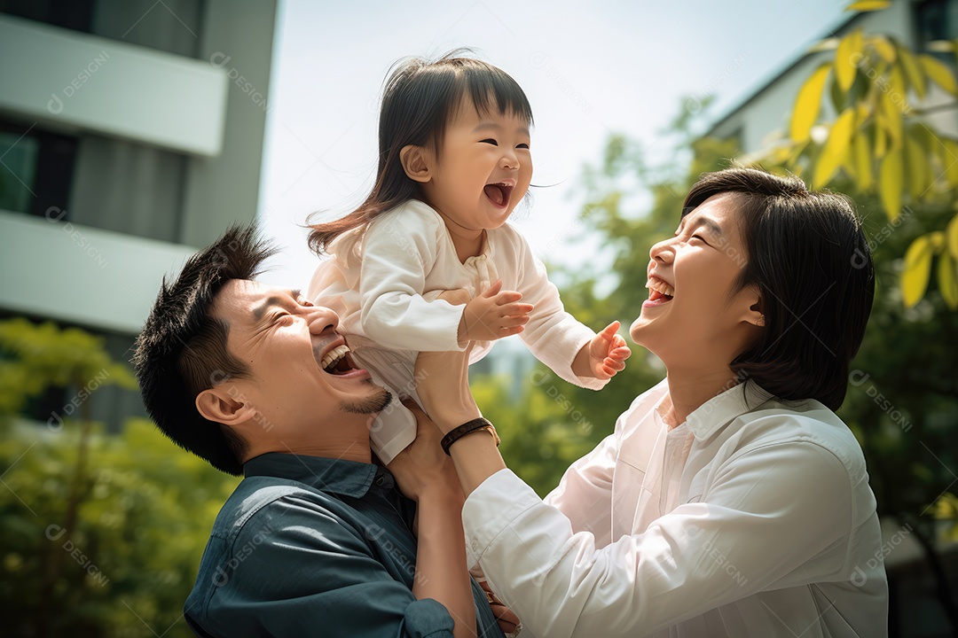 Pai e filho juntos felizes