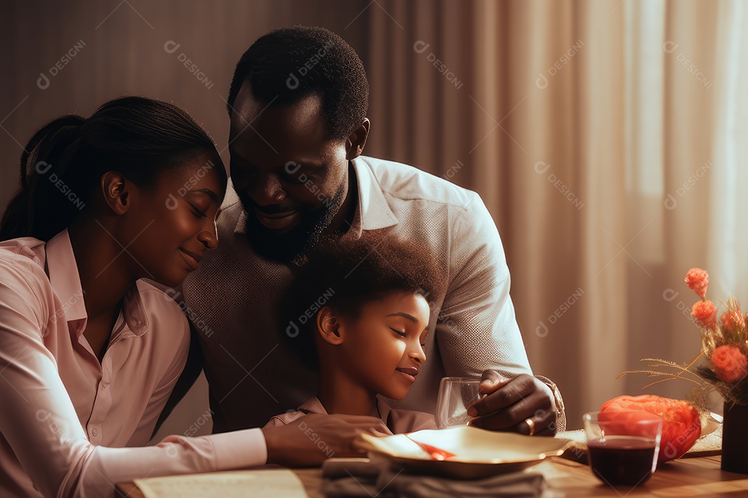 Família feliz juntos