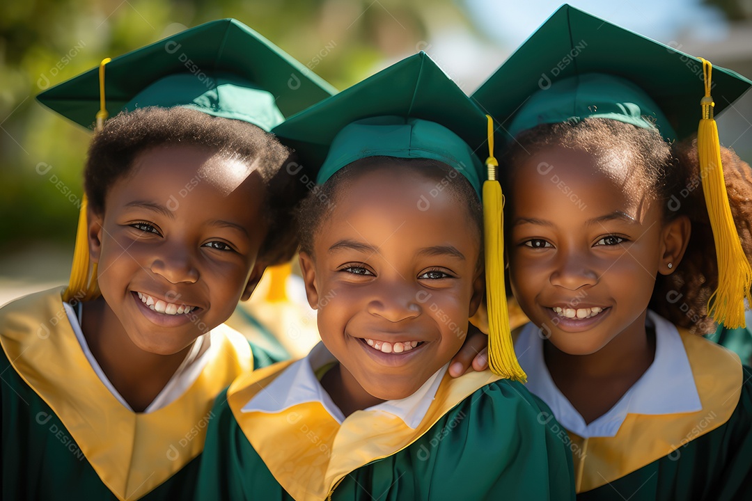 Alunos sorridentes, conceito dia do estudante
