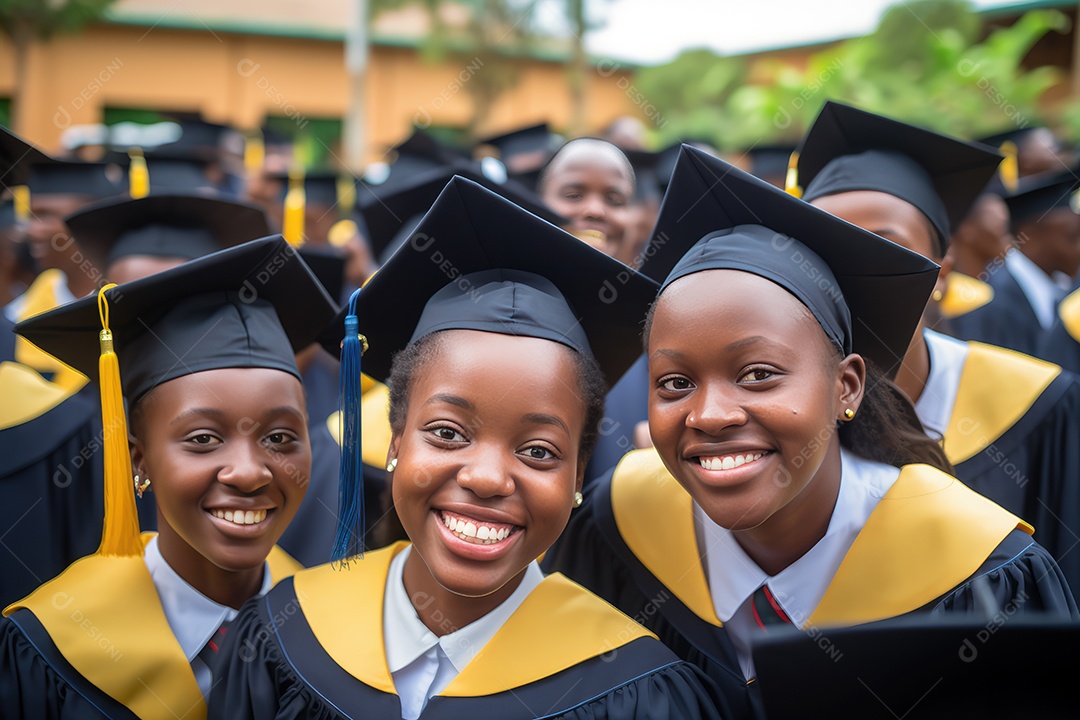 Alunos sorridentes, conceito dia do estudante