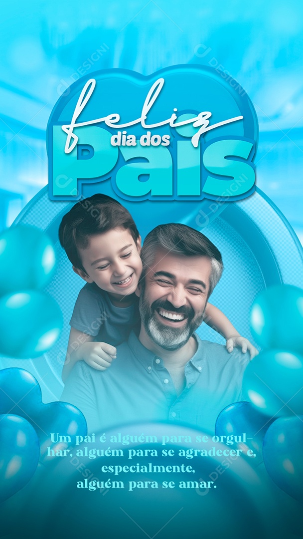 Story Feliz Dia Dos Pais Social Media PSD Editável