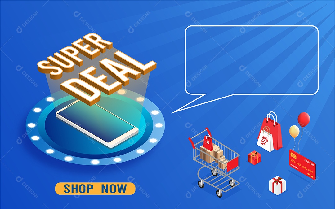 Processo de Compras Online Ilustração Vetor EPS