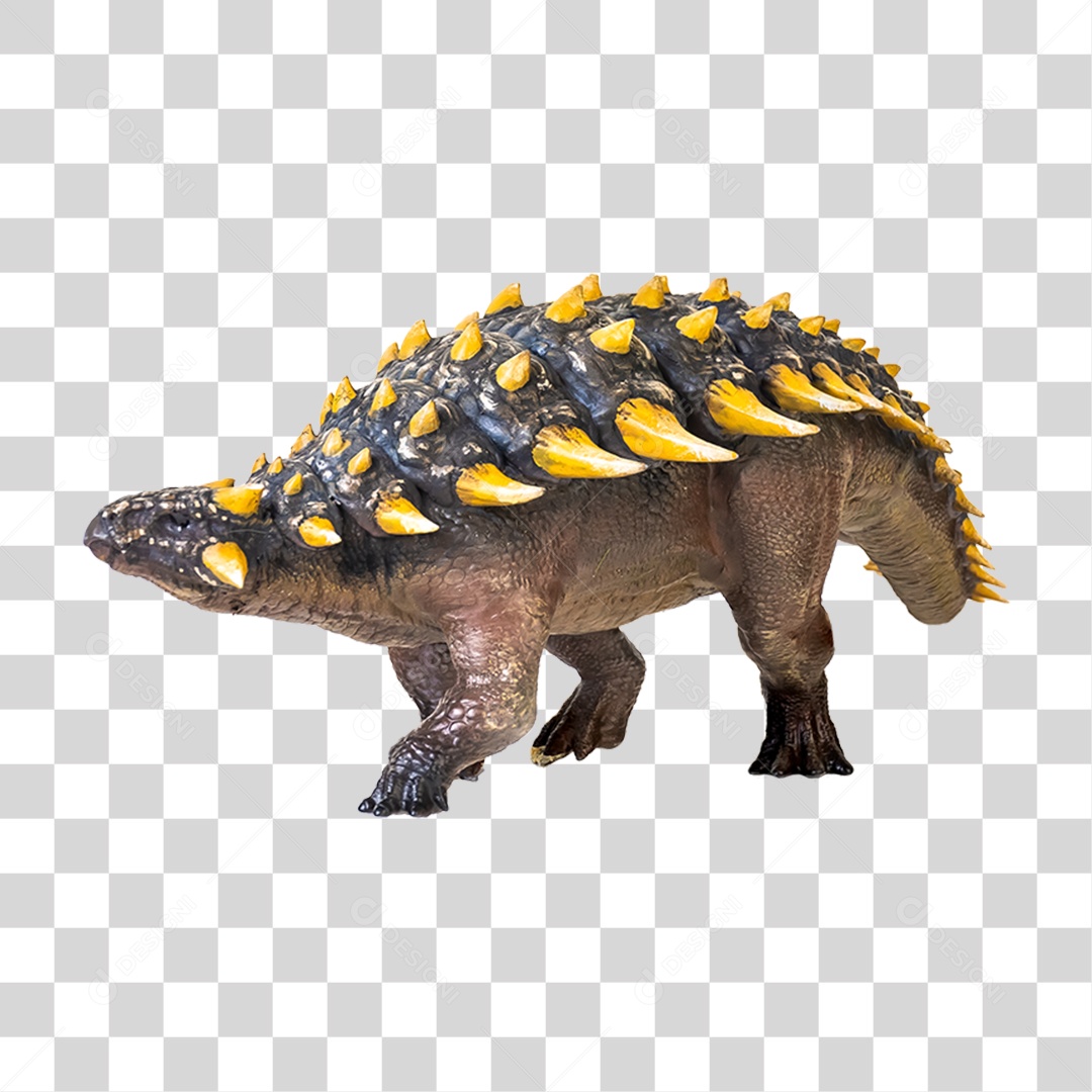 Dinossauro Anquilossauro  Pré-histórico Para Composição PNG Transparente