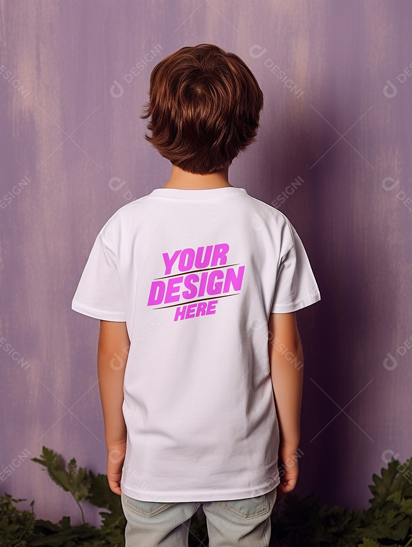 Mockup De Camisa Masculina T-Shirt PSD Editável