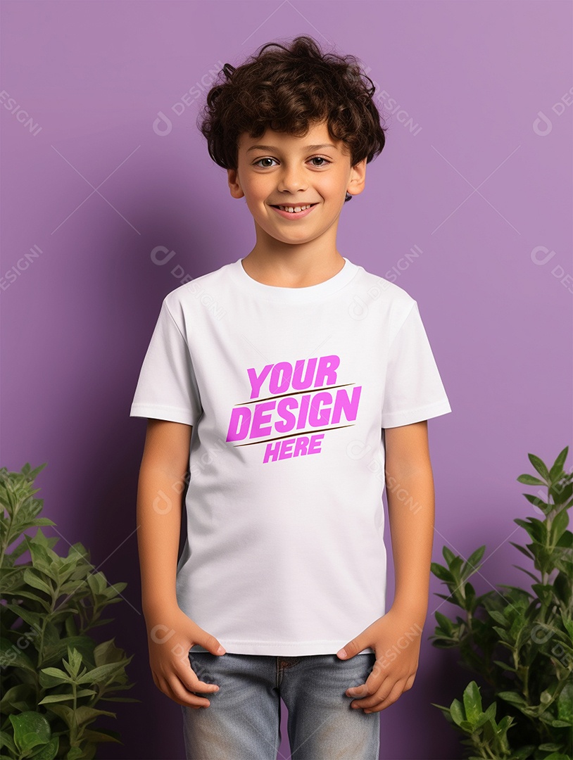 Mockup De Camisa Masculina T-Shirt PSD Editável