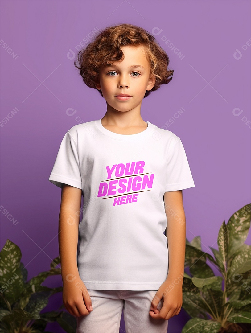 Mockup De Camisa Masculina T-Shirt PSD Editável