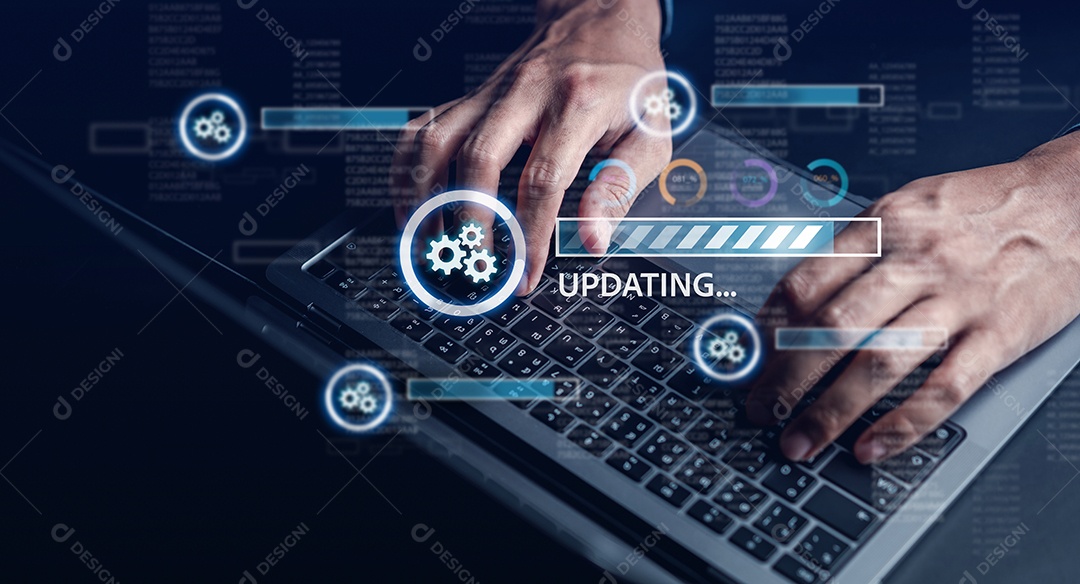 Homem jovem empresário em seu escritório