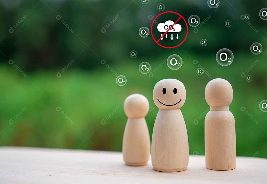 Conceito de negócios e recursos humanos para liderança e líder de equipe. Um alfinete vermelho preso em uma boneca de madeira se destaca e se destaca da multidão.