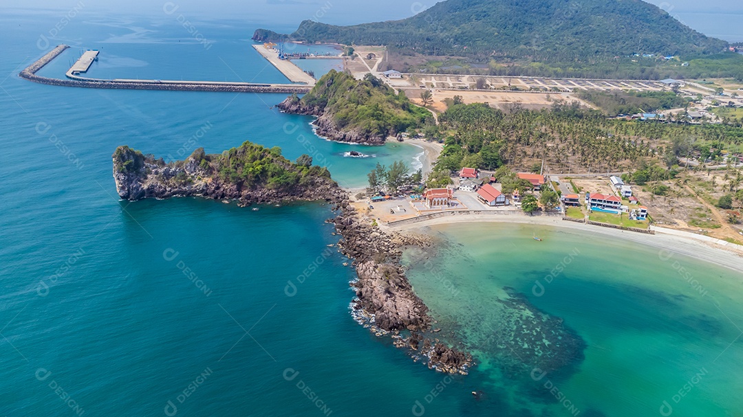 Miradouro da Praia de Pattaya na cidade de Pattaya Chonburi Tailândia