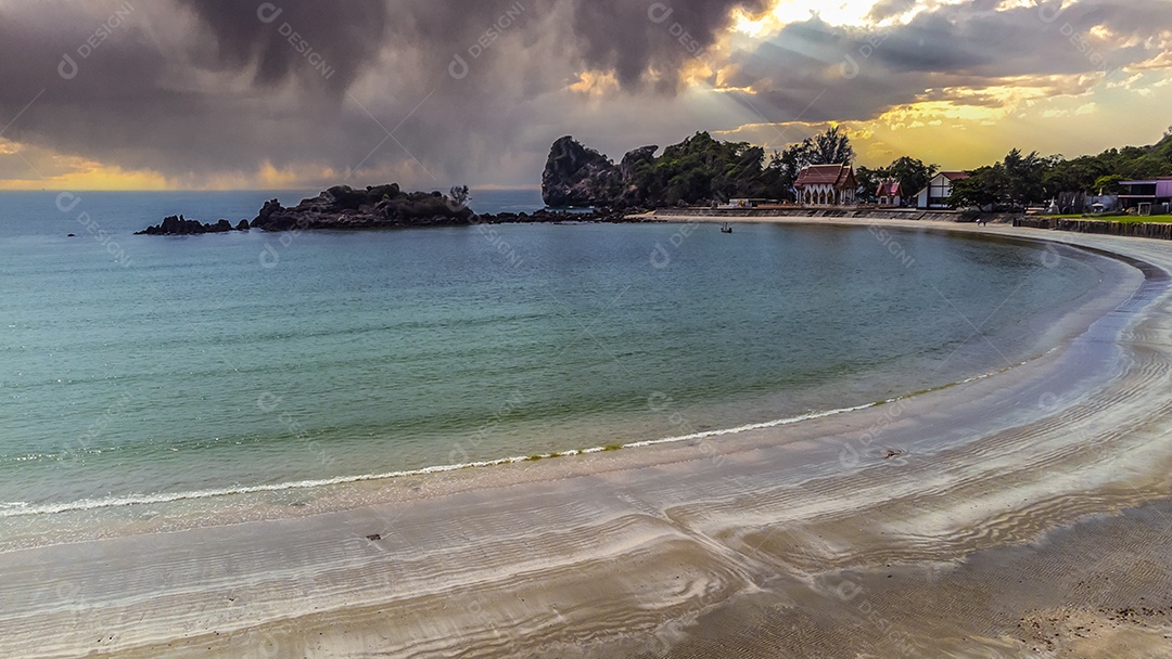 Miradouro da Praia de Pattaya na cidade de Pattaya Chonburi Tailândia