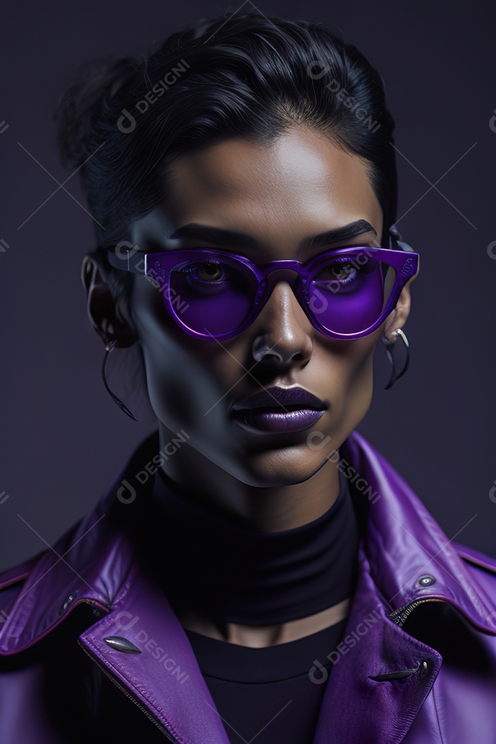 Imagem realista de mulher sobre fundo isolado