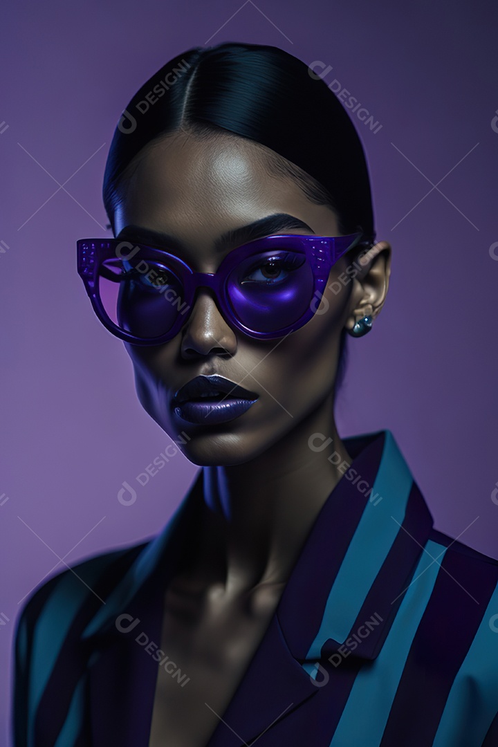 Imagem realista de mulher sobre fundo isolado