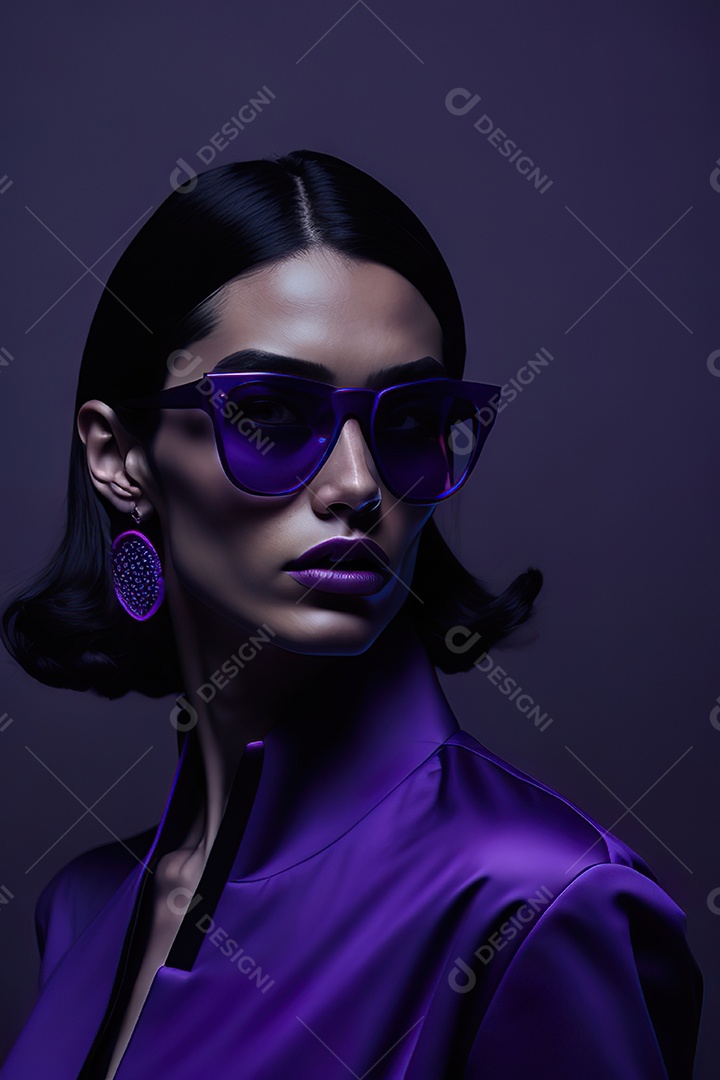 Imagem realista de mulher sobre fundo isolado