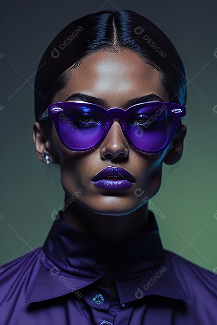 Imagem realista de mulher sobre fundo isolado