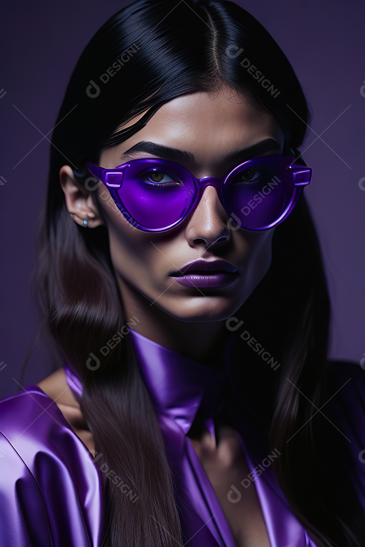 Imagem realista de mulher sobre fundo isolado