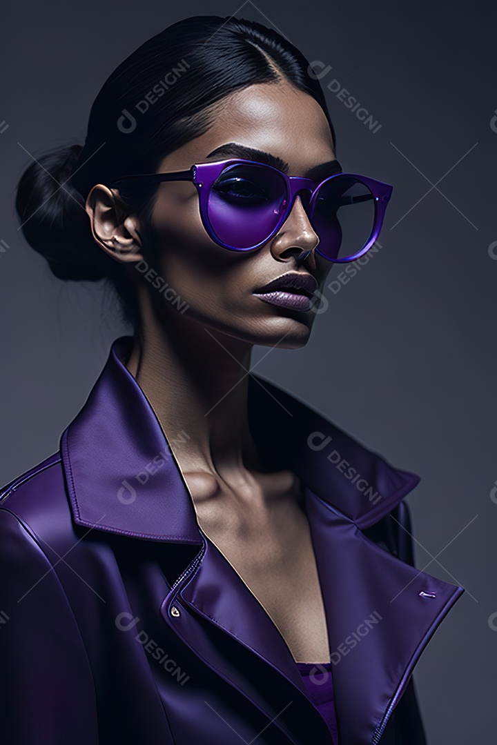 Imagem realista de mulher sobre fundo isolado