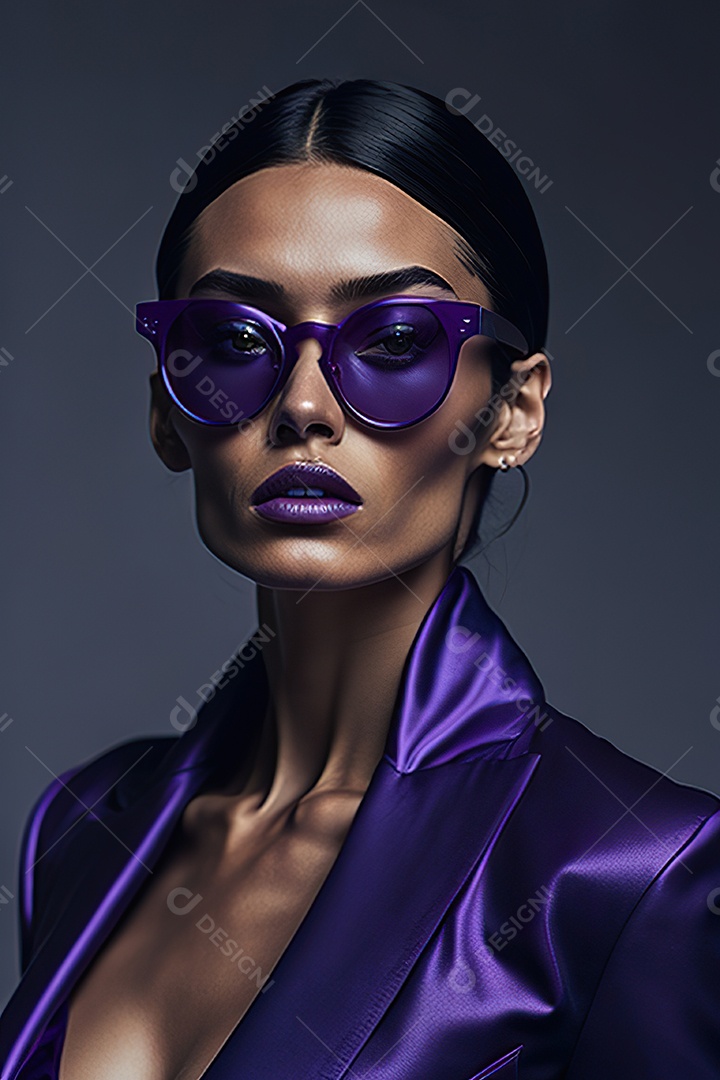 Imagem realista de mulher sobre fundo isolado