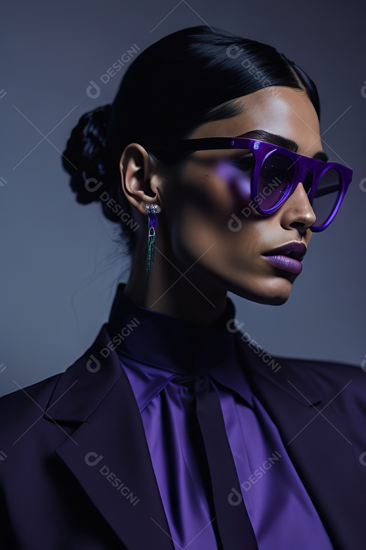 Imagem realista de mulher sobre fundo isolado