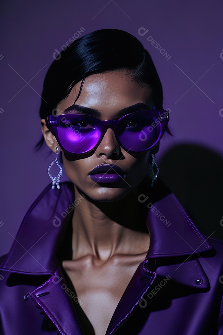 Imagem realista de mulher sobre fundo isolado