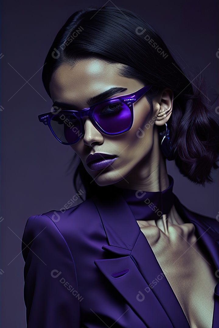 Imagem realista de mulher sobre fundo isolado