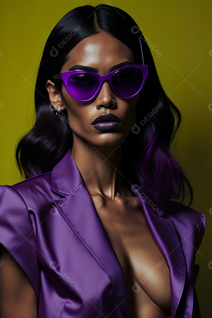 Imagem realista de mulher sobre fundo isolado