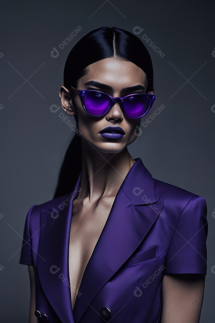 Imagem realista de mulher sobre fundo isolado