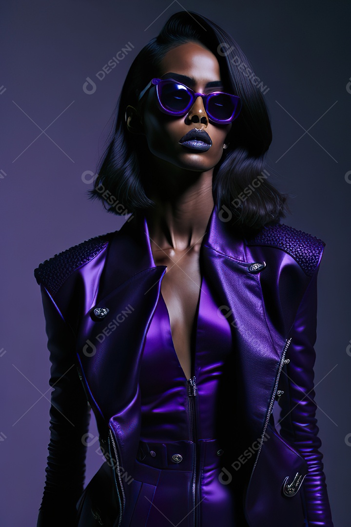 Imagem realista de mulher sobre fundo isolado