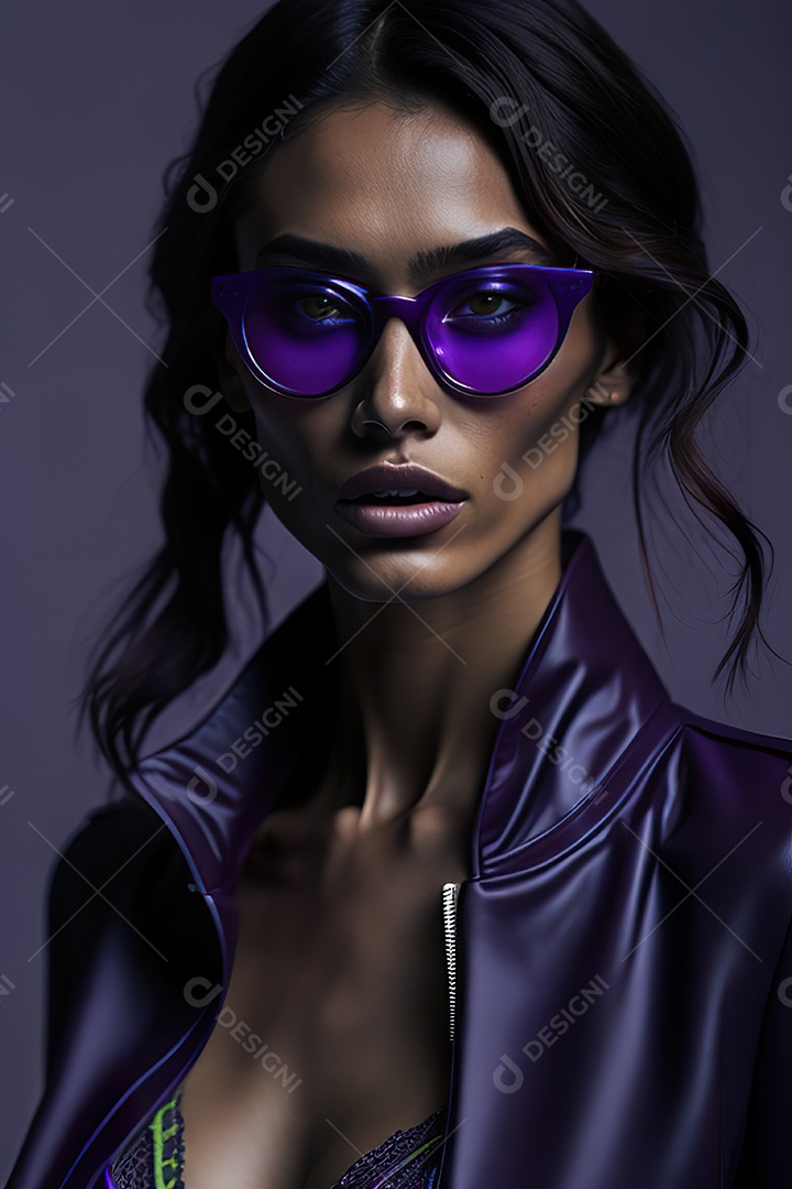 Imagem realista de mulher sobre fundo isolado