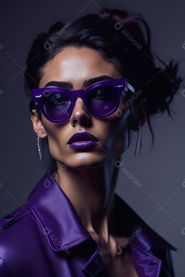 Imagem realista de mulher sobre fundo isolado