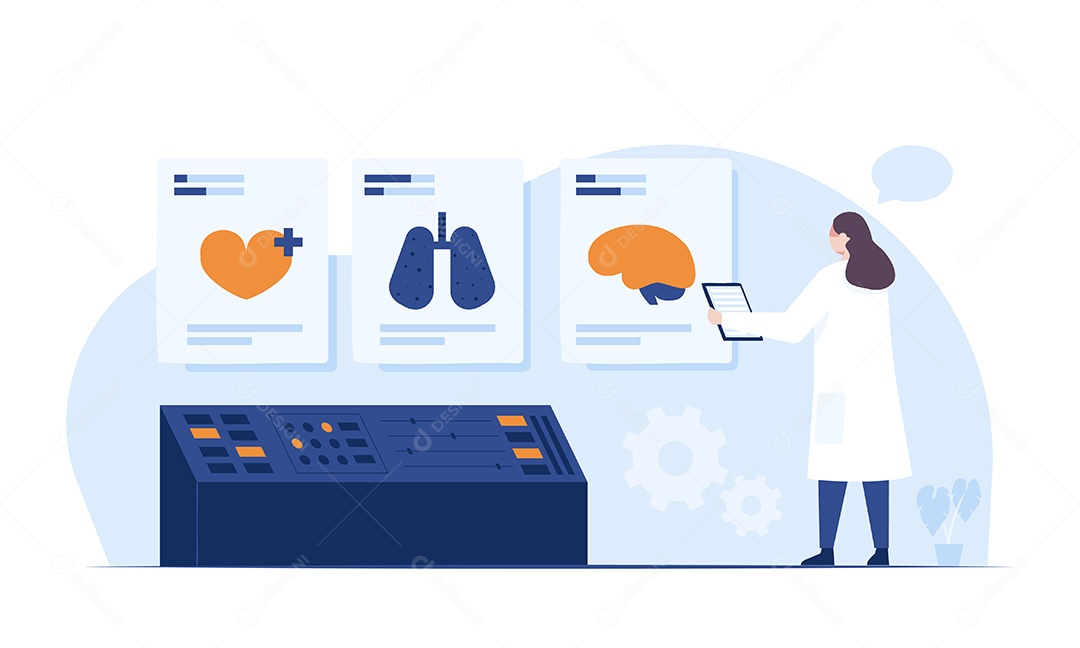 Ilustrações de Medico Vetor EPS