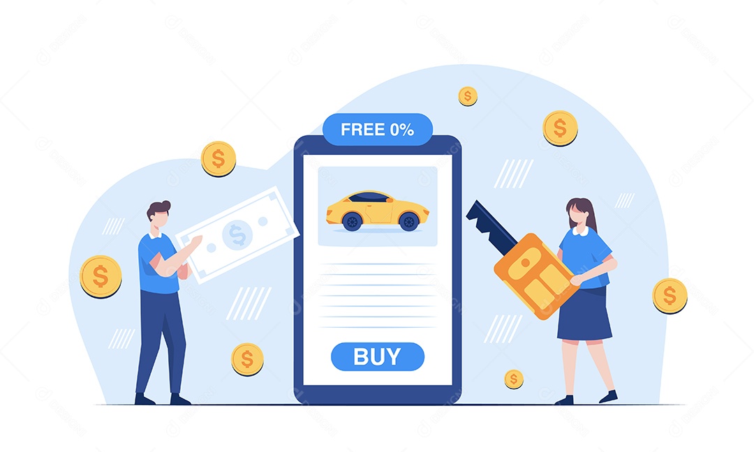 Ilustrações de Financias Vetor EPS